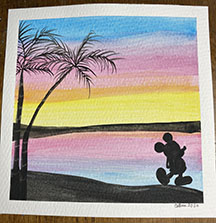 Mickey's sunset - Click Image to Close